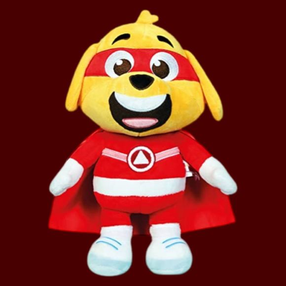 RARE NWOT Kiddopia Captain Kidd Plush Superhero Stuffed Toy 12” - Picture 1 of 3